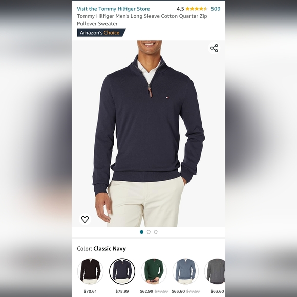 Tommy Hilfiger sweater M - Picture 3 of 13